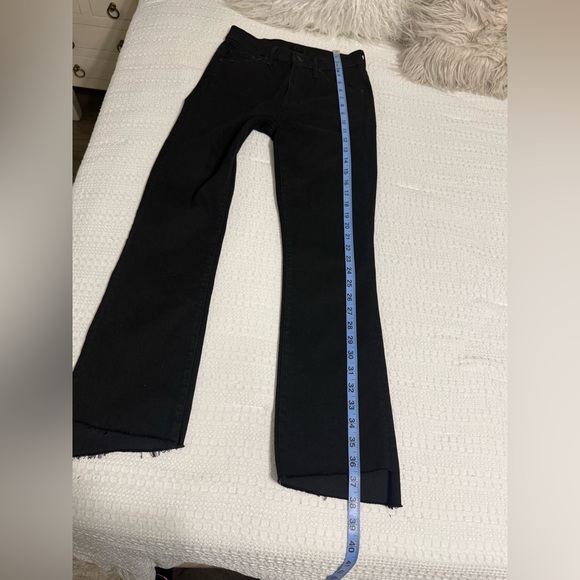 MOTHER Black The Insider Crop Jeans - Picture 7 of 13